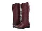 Frye Melissa Pull-on (wine Tumbled Buffalo) Women's Pull-on Boots