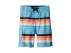 Billabong Kids All Day Og Stripe Boardshorts (toddler/little Kids) (coral) Boy's Swimwear