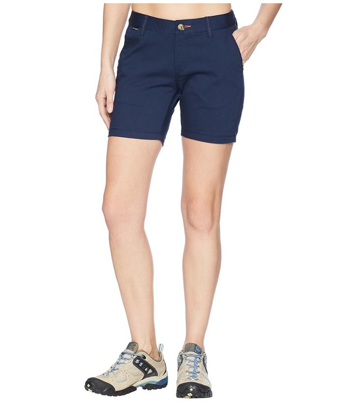 Columbia Harborside Shorts (collegiate Navy/sunset Red) Women's Shorts