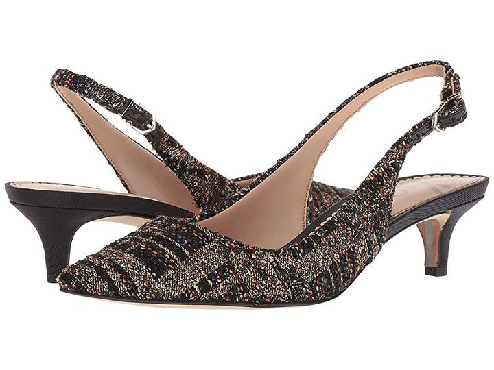 Sam Edelman Ludlow (black/gold Metallic Plaid Boucle) Women's Shoes