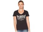 Champion College Purdue Boilermakers University V-neck Tee (black) Women's T Shirt