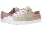 Converse Chuck Taylor(r) All Star Dainty Ox (gold/particle Beige/white) Women's Classic Shoes