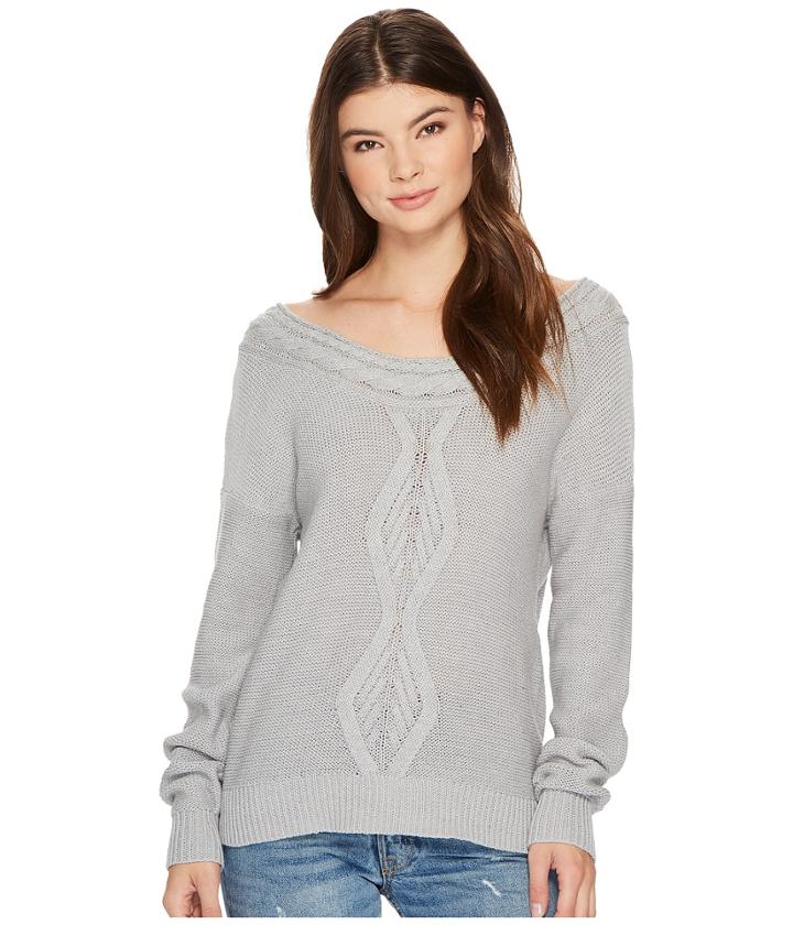 Roxy Choose To Shine Sweater (heritage Heather) Women's Sweater