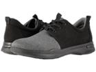 Softwalk Relax (black/grey Lycra/microfiber) Women's Lace Up Casual Shoes