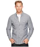 Royal Robbins Headwall Chambray Long Sleeve Shirt (poseidon) Men's Long Sleeve Button Up