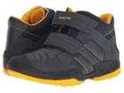 Geox Kids New Savage Boy 11 (big Kid) (navy/yellow) Boy's Shoes