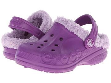 Crocs Kids Baya Lined Kids (toddler/little Kid) (amethyst/iris) Kids Shoes
