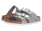 Betula Licensed By Birkenstock Leo Soft (metal Silver Birko-flortm) Women's Sandals
