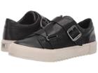 Frye Gia Moto Low (black Tumbled Full Veg) Women's  Shoes