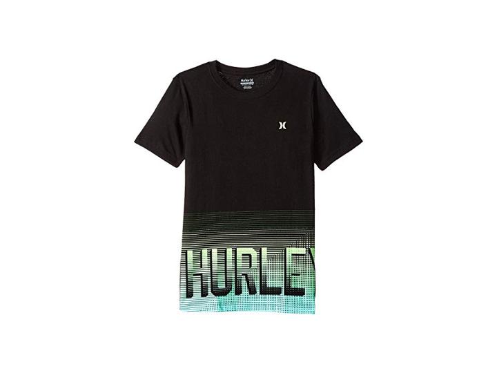 Hurley Kids Bitmapped Tee (big Kids) (black) Boy's T Shirt