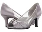 Caparros Blanche (silver Satin) Women's Shoes