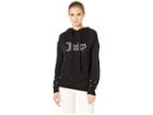 Juicy Couture Pearl Trimmed Hoodie (pitch Black) Women's Clothing