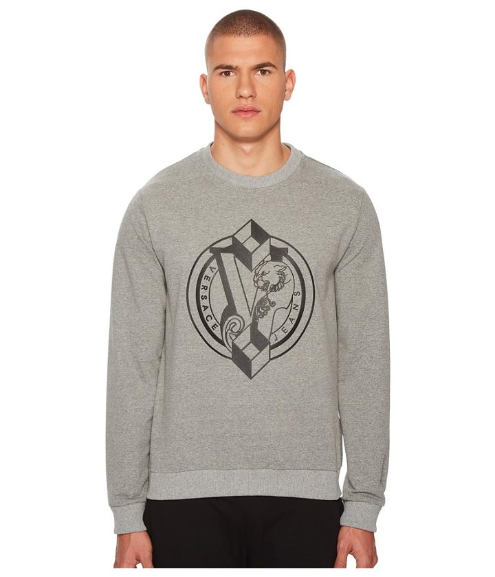 Versace Jeans Logo Sweatshirt (grey) Men's Sweatshirt