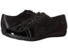 Soft Style Valda (black Paisley Faux Suede/black Patent) Women's Shoes