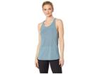 New Balance Graphic Heather Tech Racerback (light Petrol Heather) Women's Sleeveless