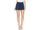 Roxy Love At Two Non-denim Elastic Waist Shorts (dress Blues) Women's Shorts