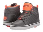 Heelys Uptown Ballistic (little Kid/big Kid/adult) (charcoal/orange Ballistic) Boys Shoes