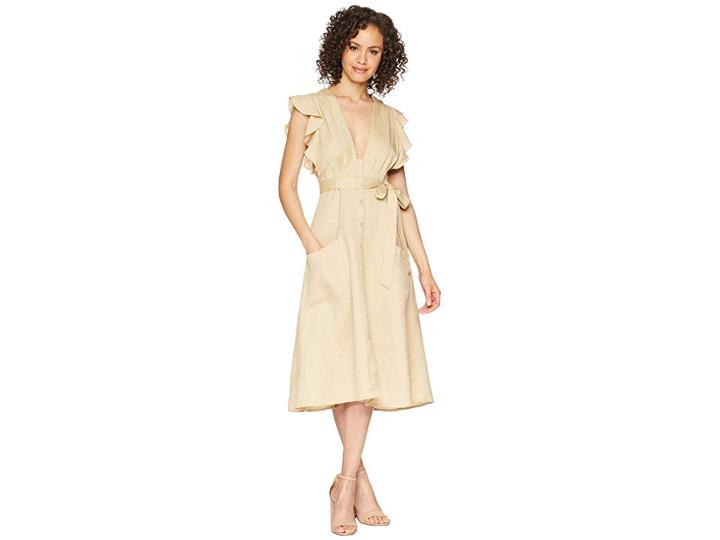 Astr The Label Carolina Dress (cappuccino) Women's Dress