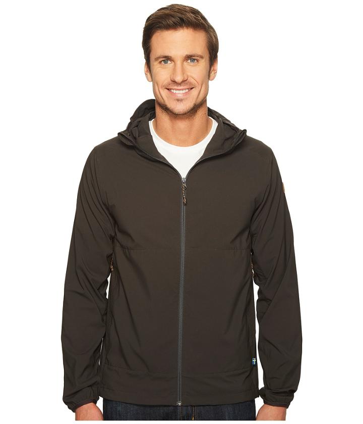 Fjallraven Abisko Hybrid Breeze Jacket (dark Grey) Men's Coat