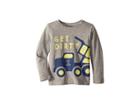 Life Is Good Kids Get Dirty Crusher T-shirt Long Sleeve (toddlers) (heather Gray) Kid's T Shirt