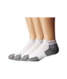 Drymax Sport Tennis Mini Crew 3-pair Pack (white/grey) Low Cut Socks Shoes