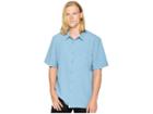 Quiksilver Waterman Centinela 4 Short Sleeve Shirt (blue Shadow) Men's T Shirt