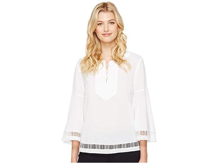 Trina Turk Gossip Top (white) Women's Blouse