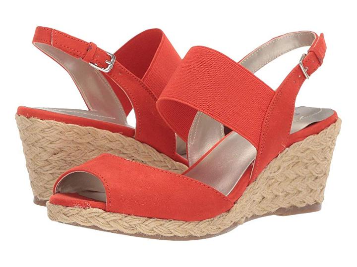 Bandolino Himeka (dark Orange/dark Orange Fabric) Women's Shoes