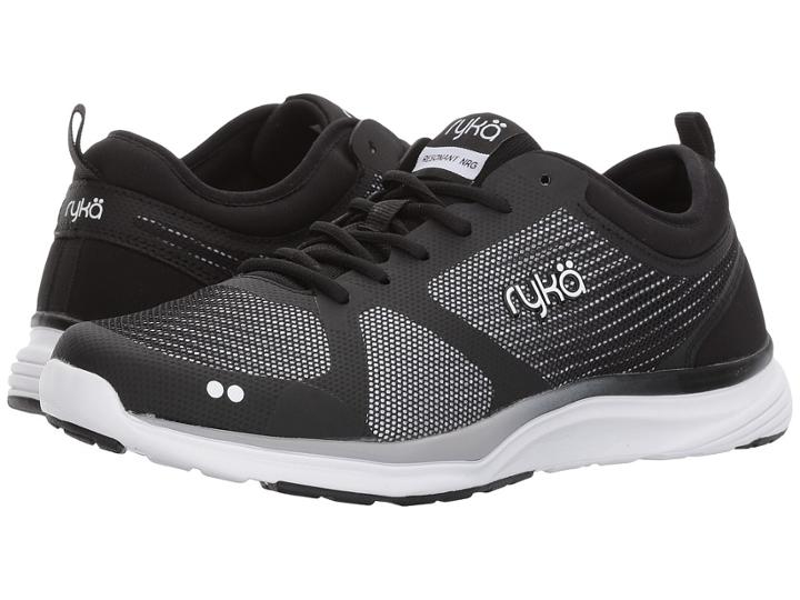 Ryka Resonant Nrg (black/white/lime) Women's Cross Training Shoes