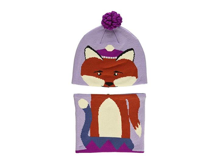 Columbia Kids Snow Moretm Beanie And Gaiter Set (toddler) (soft Violet Fox) Beanies