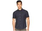 Vince Micro Star Print Short Sleeve Shirt (new Coastal) Men's Clothing