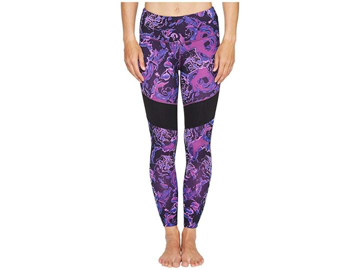 The North Face Motivation Mesh Leggings (wood Violet Roses Print (prior Season)) Women's Casual Pants
