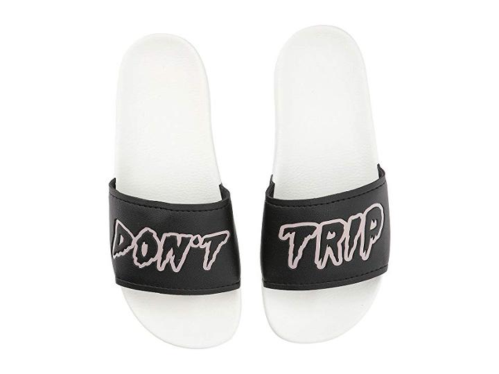 Volcom Don't Trip Slide (white Combo) Slide Shoes