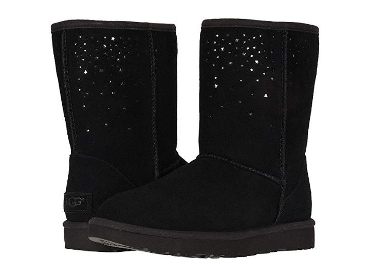 Ugg Classic Short Stargirl (black) Women's Pull-on Boots