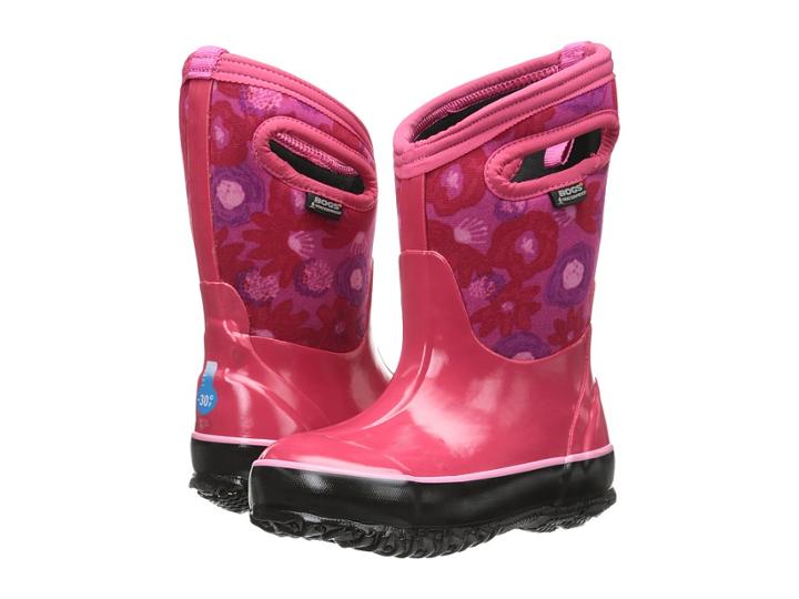 Bogs Kids Classic Watercolor (toddler/little Kid/big Kid) (magenta Multi) Girls Shoes
