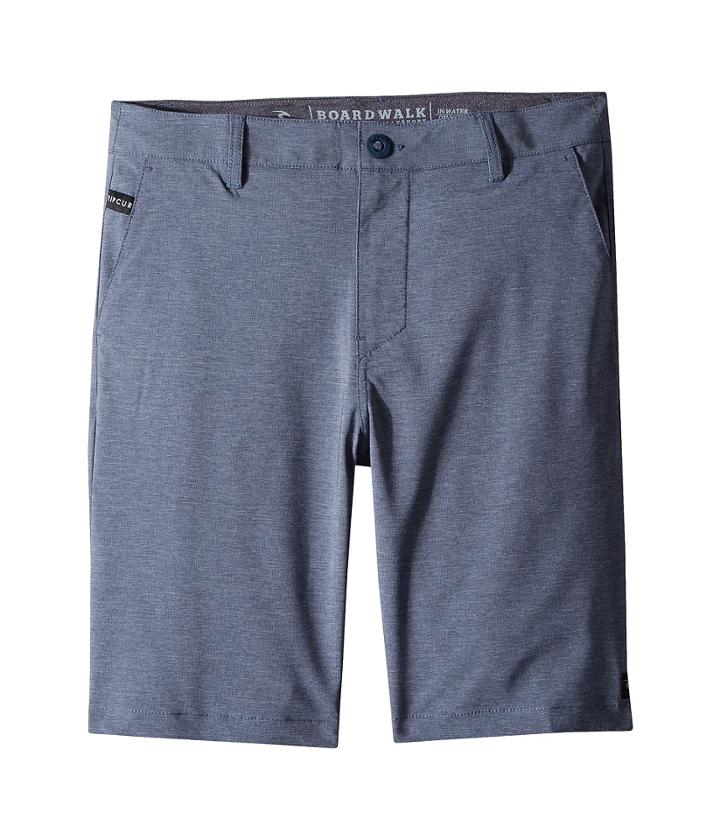 Rip Curl Kids Mirage Phase Boardwalk Shorts (big Kids) (navy) Boy's Shorts