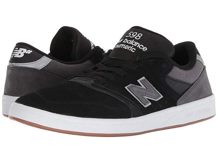 New Balance Numeric Nm598 (black/grey Suede/canvas) Men's Skate Shoes