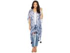 Steve Madden Tie-dye Long Boho Duster (navy) Women's Clothing