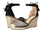Ivanka Trump Wadia3 (black Multi Ip Rolitas/fh Kid Suede) Women's Wedge Shoes