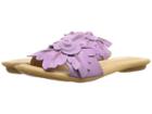 Born Mai Floral (purple Lilac Embossed Full Grain Leather) Women's Sandals