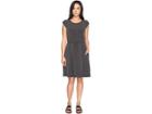 The North Face Short Sleeve Vita Dress (tnf Black Heather (prior Season)) Women's Dress