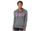 Reebok Crossfit(r) Full Zip Hoodie (dark Grey Heather) Women's Sweatshirt