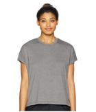 Under Armour Essentials Tee (charcoal Medium Heather/tonal) Women's T Shirt