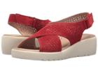 Johnston & Murphy Cecilia (red Suede) Women's Sling Back Shoes