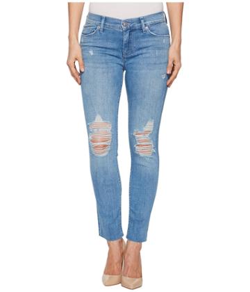 Hudson Tally Mid-rise Skinny Crop Jeans In Sugarcoat (sugarcoat) Women's Jeans