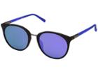 Guess Gu3022 (dark Havana/blue Mirror) Fashion Sunglasses
