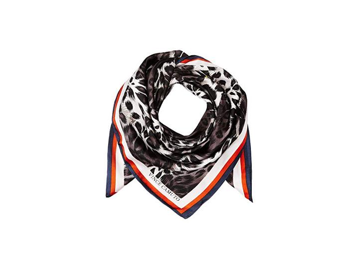 Vince Camuto Leopard Geo Square (snow) Scarves