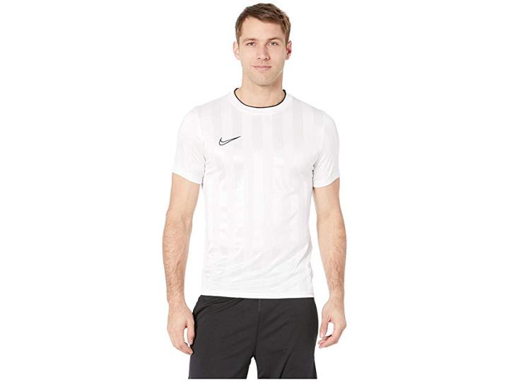 Nike Breathe Academy Top Short Sleeve Graphics 2 (white/white/black) Men's Clothing