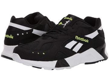 Reebok Lifestyle Aztrek (black/white/solar Yellow) Athletic Shoes