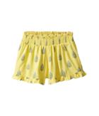 O'neill Kids Devon Woven Shorts (toddler/little Kids) (yellow Cream) Girl's Shorts